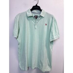 Olefant Golf Polo Shirt Mens XL Elephant Logo Exclusive Mint Cotton Stretch